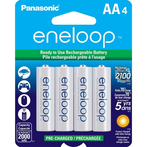 Panasonic Eneloop Batteries AA 8-Pack Panasonic Eneloop Batteries AA 8-Pack